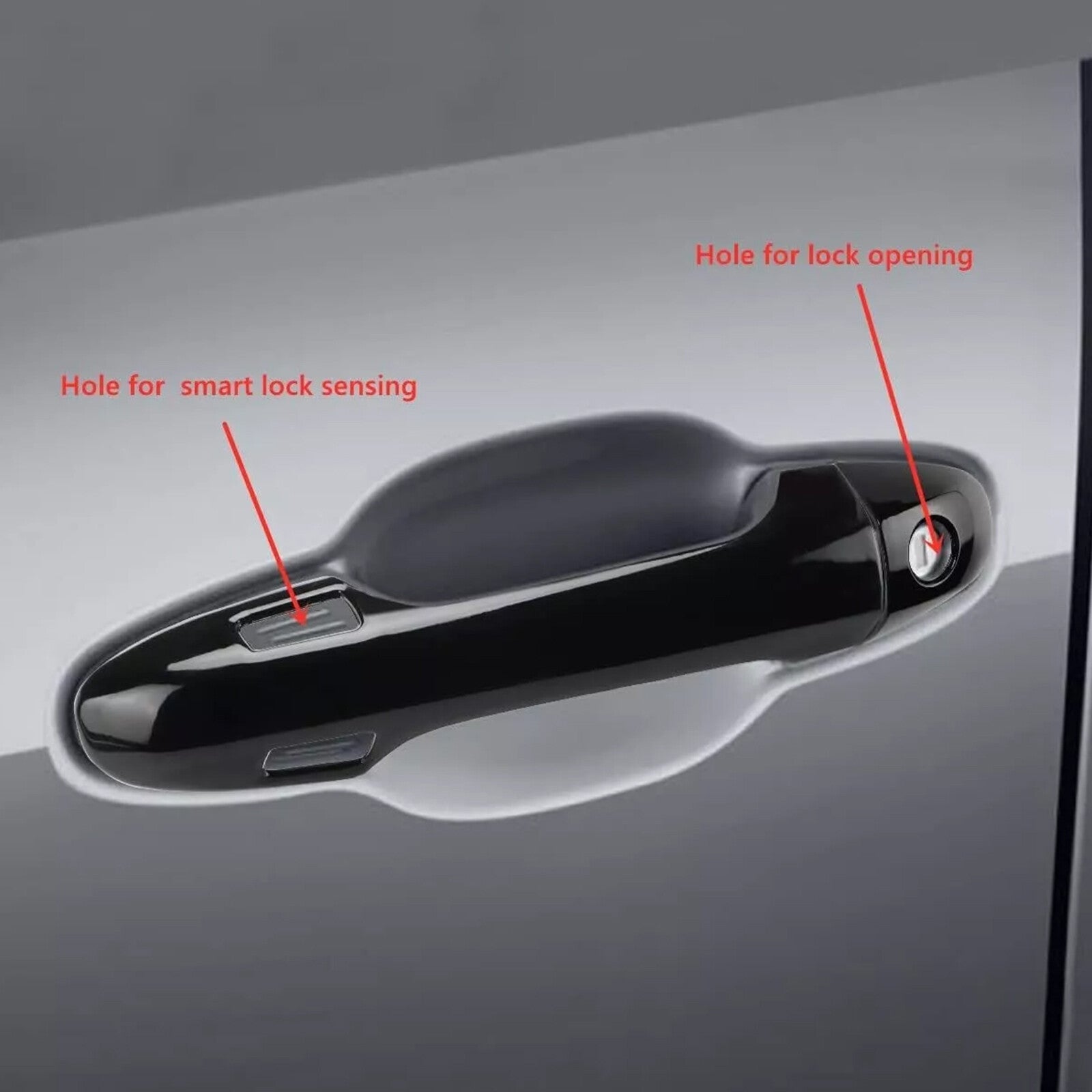 ya 5 8.7 for Toyota Tacoma 2016 - 2021 Vehicle Side for Smart Key Door Handle Cover Replacement 