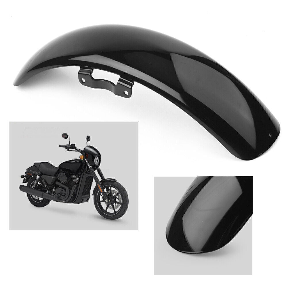 ya 7 6.10.2 Motorcycle Front Mudguard Cover Fit for Harley Street XG750 2015-2017 Black