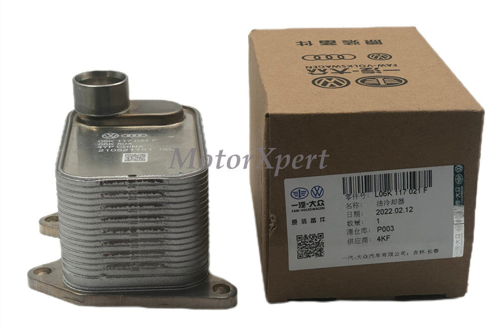 ya 5 6.15 OE Engine Oil Cooler 06K-117-021-F for Audi Q5 for VW for Golf for JETTA for Passat Beetle 2.0
