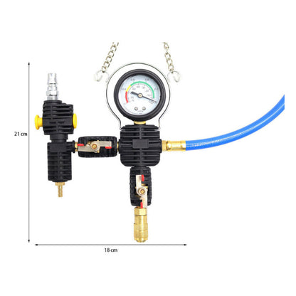 ya 14 33pcs Universal Radiator Pressure Tester Vacuum Type Cooling System Test Deto