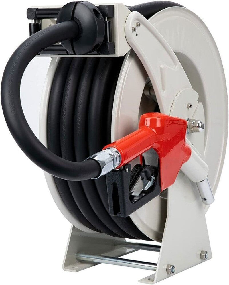ya-26-7.28-3/4-X-50'-Diesel-Fuel-Hose-Reel-Retractable-Spring-Driven-Auto-Swivel-Rewinda