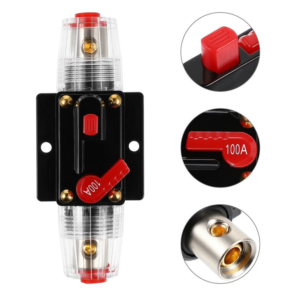 ya 5 8.7 WINOMO Car Auto Protection Stereo 100A Inline Circuit Breaker Reset Fuse