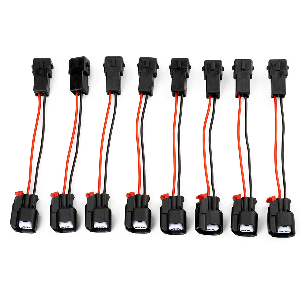 ya 1 8.5.1 8Pcs LS1 LS6 LT1 EV1 Engine wire Harness to LS2 LS3 LS7 EV6 Injector Adapters