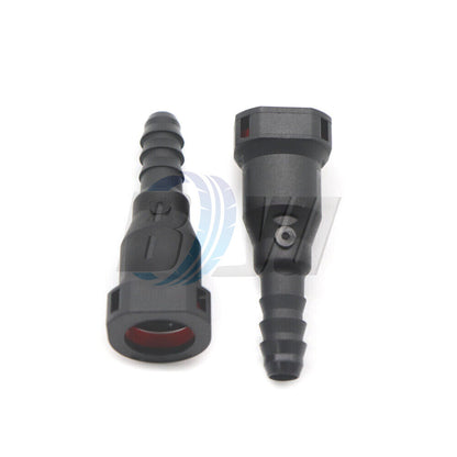 ya 5 8.7 7.89mm ID6 180¡ã 2PCS Car Fuel Line Hose Pipe Coupler Quick Release Connector New