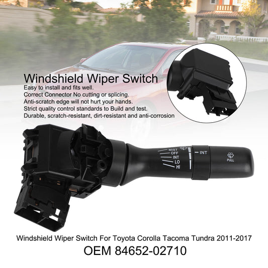 ya 1 8.5.1 Windshield Wiper Switch for Corolla Tacoma Tundra 2011-17 84652-02710 U1