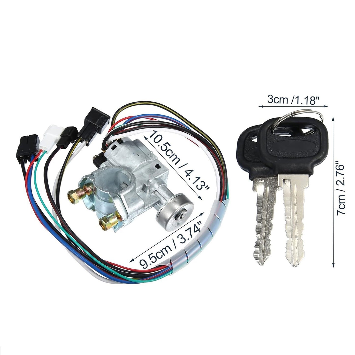 ya 5 8.7 UB3976290 Ignition Switch W/2 Keys for Mazda Pickup 1986-1993 B2000 B2200 B2600