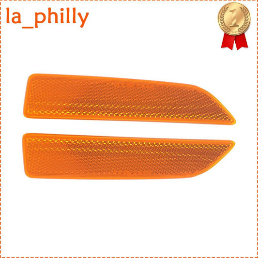 ya 27 6.18.2 Pack of 2 Front Side Bumper Reflector Fit For 2007 - 10 X3 E83 Left & Right