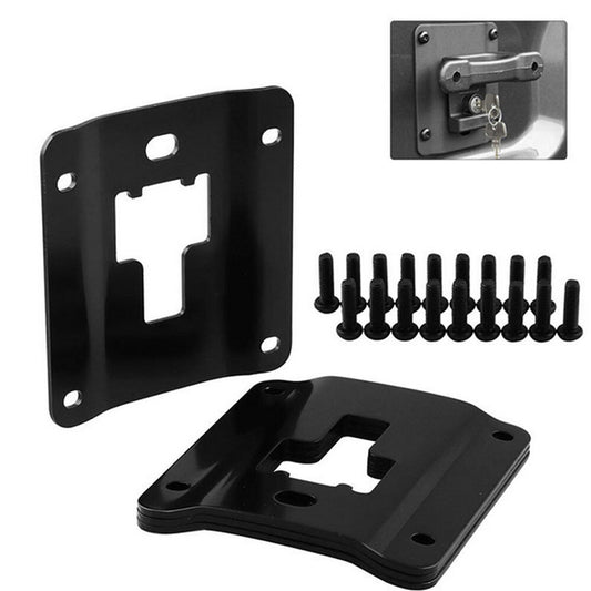 ya 8 5.27 4pcs Truck Bed Cargo Tie Down Brackets Plates for Ford F150 F250 F350 2015-19