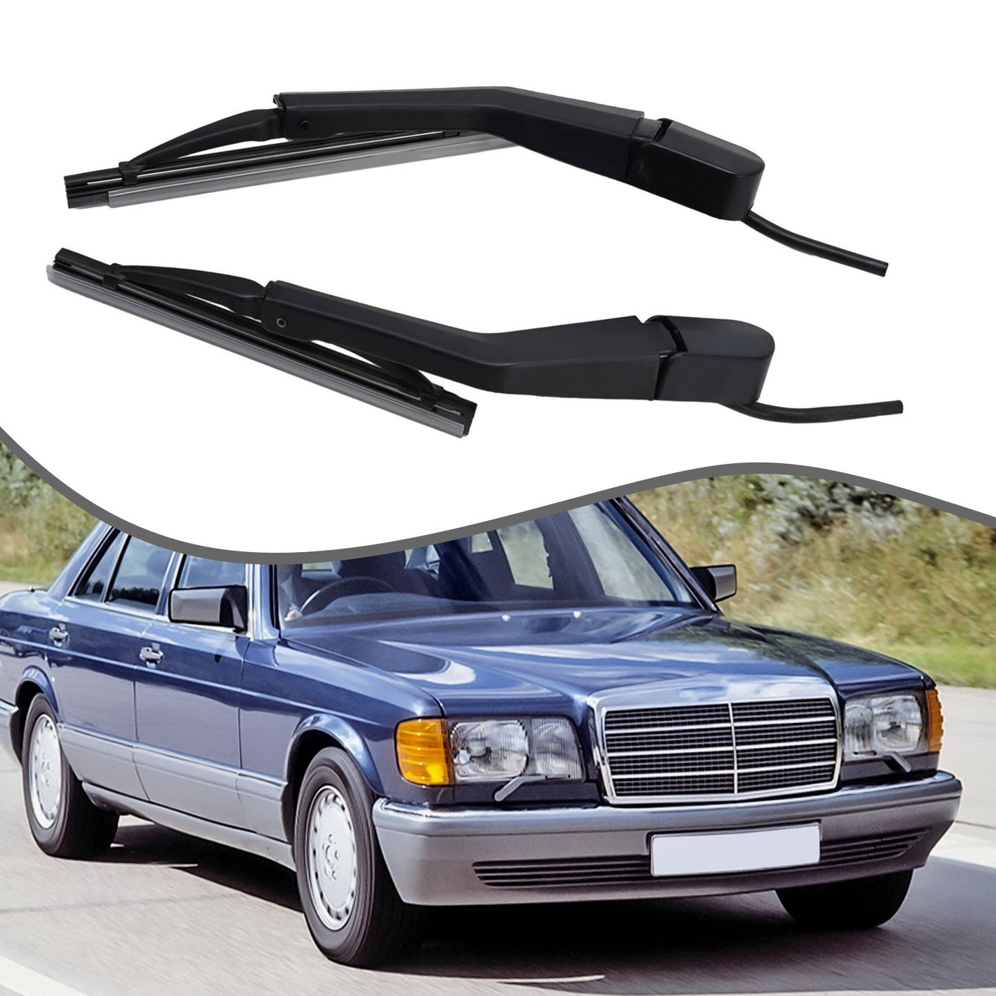 ya 3 6.23 Easy to Install Headlight Wiper for Mercedes W126 A1268204544 A1268204644