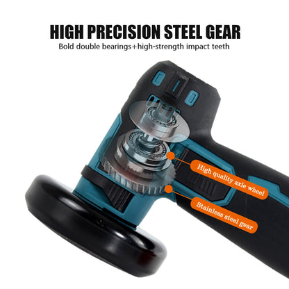 ya 17 BLUE EU 12V Cordless Brush Angle Grinder Kit Ginding Disc 3 Inch/75mm