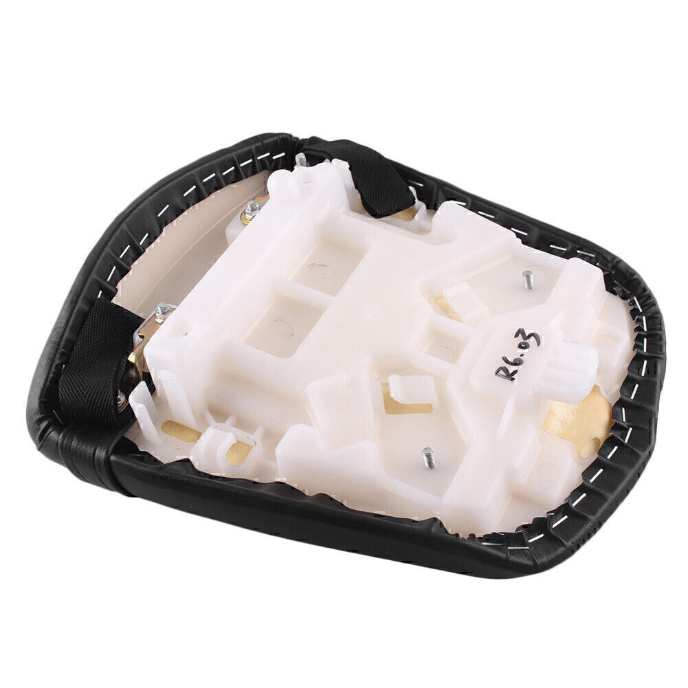 ya 5 8.7 Rear Passenger Back for SEAT Cushion Pillion Fit for Yamaha YZF R6 2003 2004 2005 Black