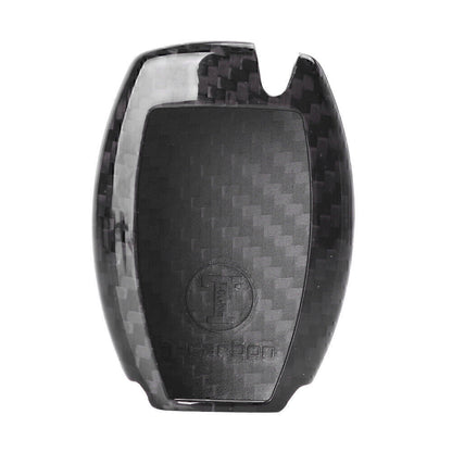 ya 5 8.7 Remote Key Fob Cover Case Carbon Fiber Black Fit for Mercedes-benz CLS GLA GLE GLS