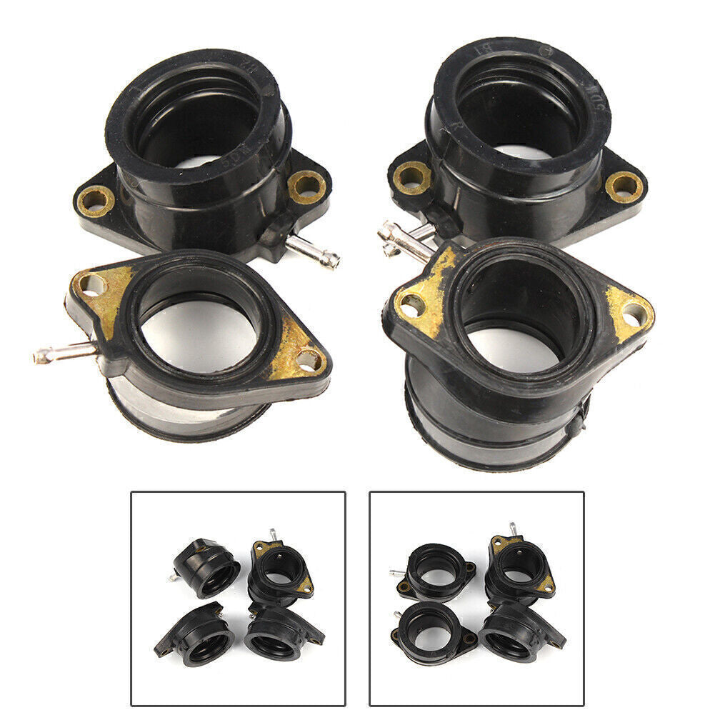 ya 2 7.14 4x Intake Manifold Joint Boots Carburetor for Yamaha FZS600 FAZER 600 1998 -2003