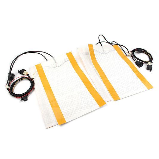 ya 2 6.27 4x Universal Car for SEAT Heater Pads Kit Carbon Fiber Heating Heated Cushion Warmer