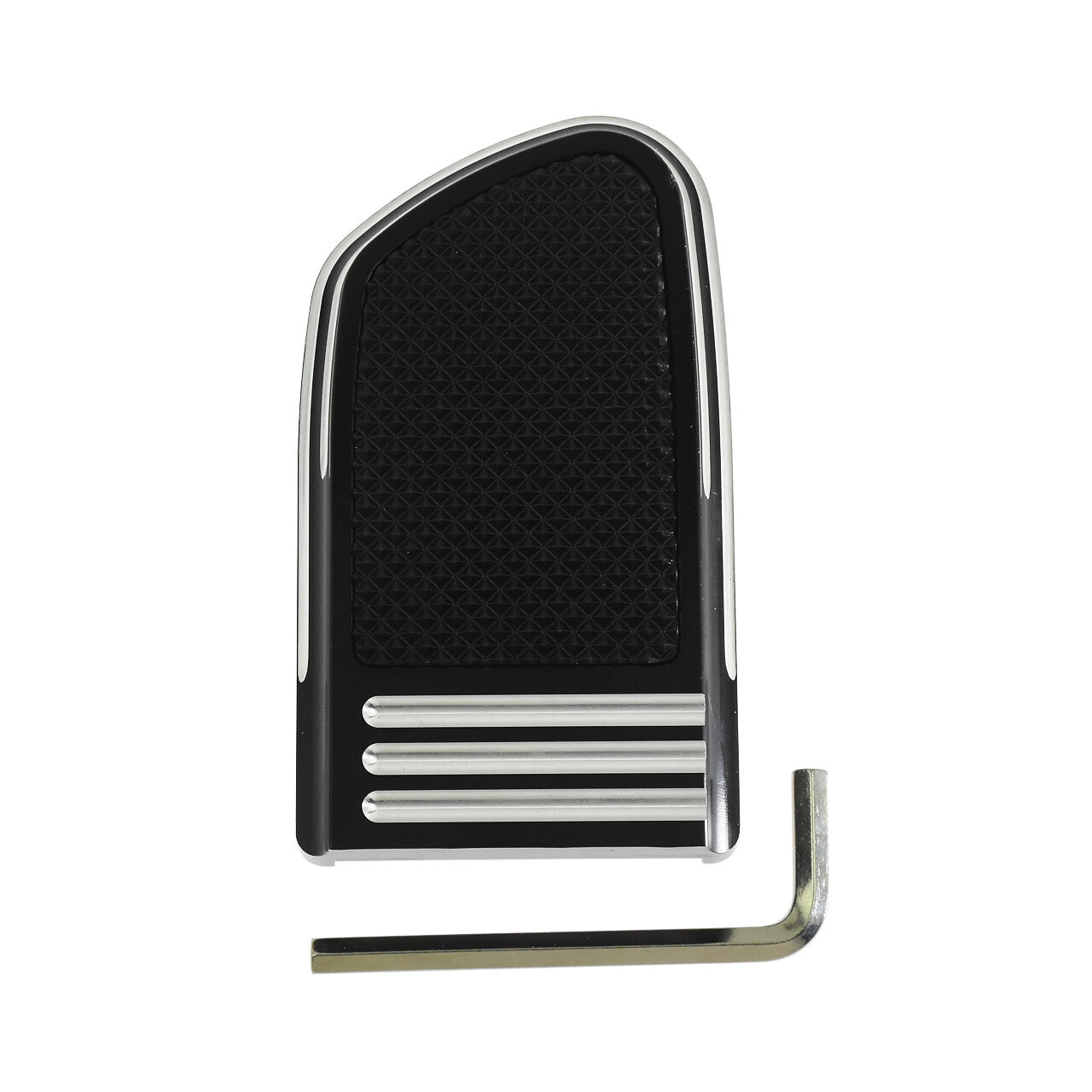 ya 11 6.8 Large Black Brake Pedal Pad Fit for Harley Touring 1980-2018 Softail FL 1986-17