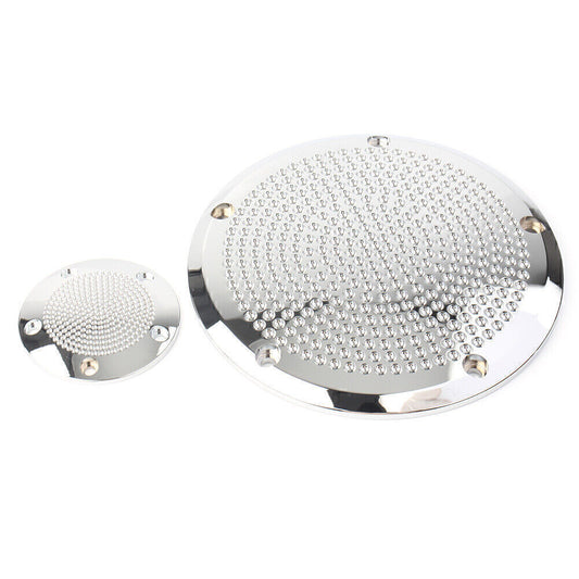ya 1 7.4 CNC 5 Hole Clutch Cover &Timing Timer Covers Fit for Harley Twin Cam Silver
