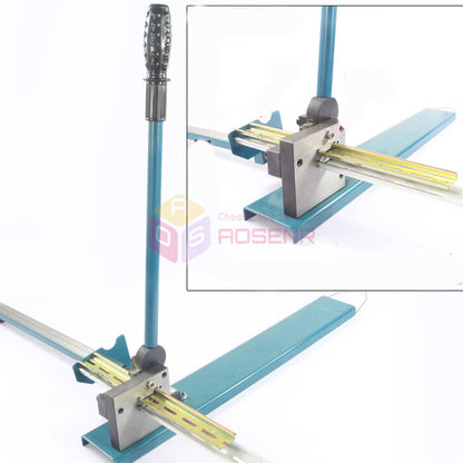 ya 25 C45 Double Groove Manual Din Rail Cutter for Aluminum and Steel Rail Cutting