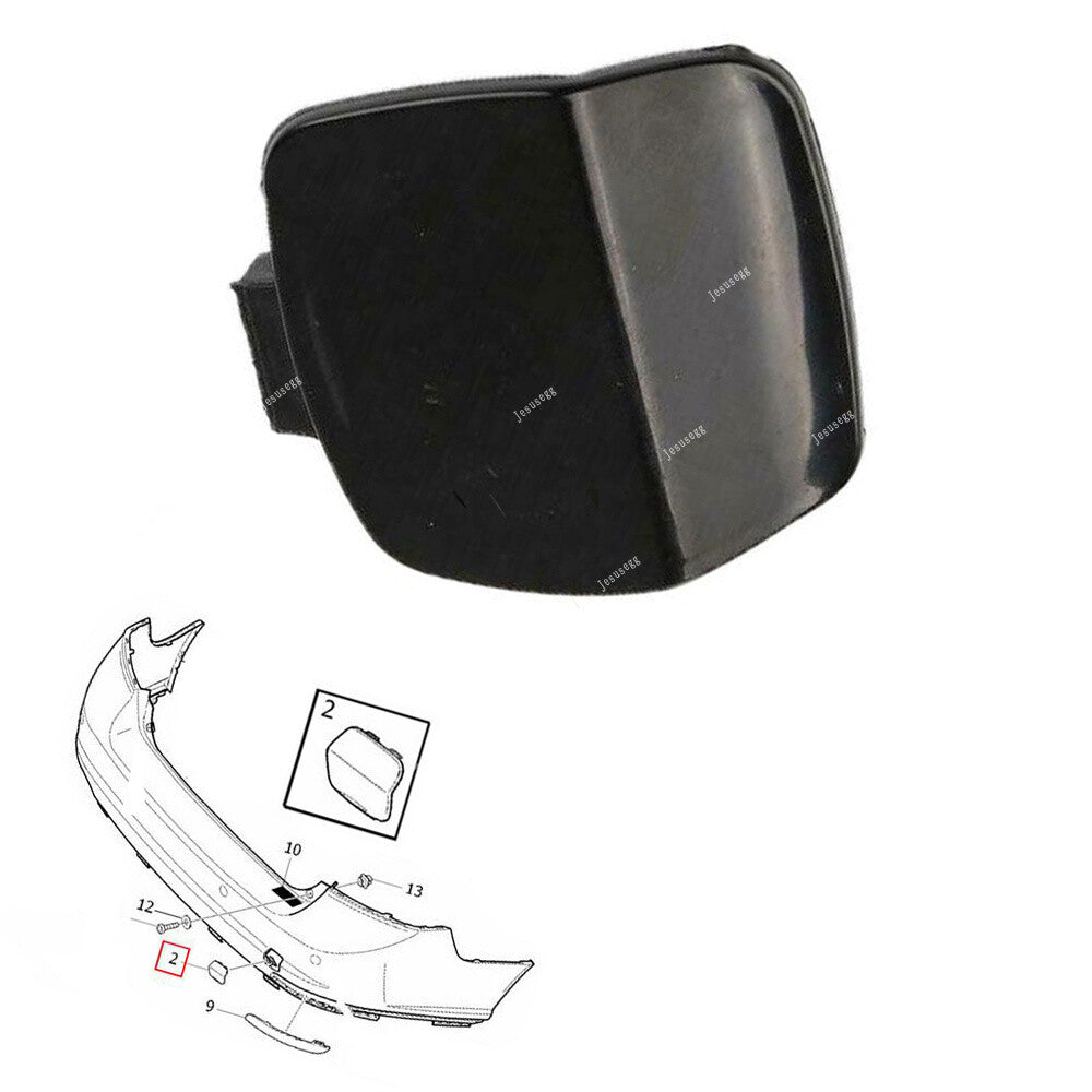ya 27 6.18.2 Rear Side Bumper Tow Hook Towing Eye Cover Cap For 2008 2009 2010 2011 for Volvo S40