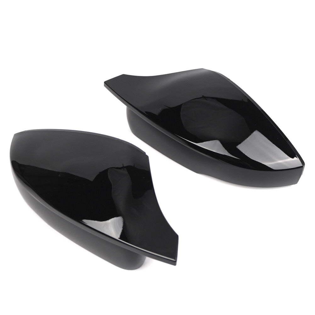 ya 7 6.10 Glossy Black Door Wing Mirror Cover Caps Rearview Mirror Housing for VW Polo UP