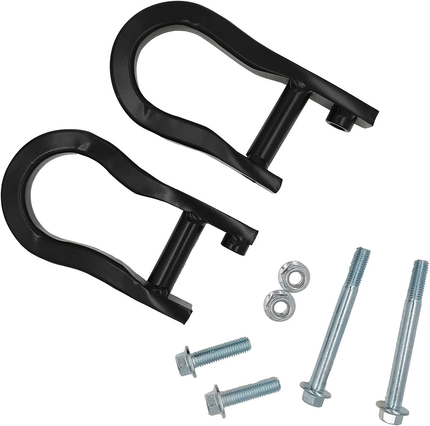 ya 2 6.26.2 pair black tow hooks for Chevrolet for GMC for Silverado for Sierra 1500 2007 - 2019 84072463