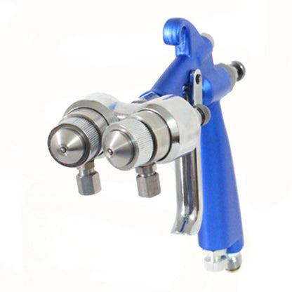 ya 26 Air Brush HVLP Spray Air Compressor Double Nozzle nometer Paint Sprayer