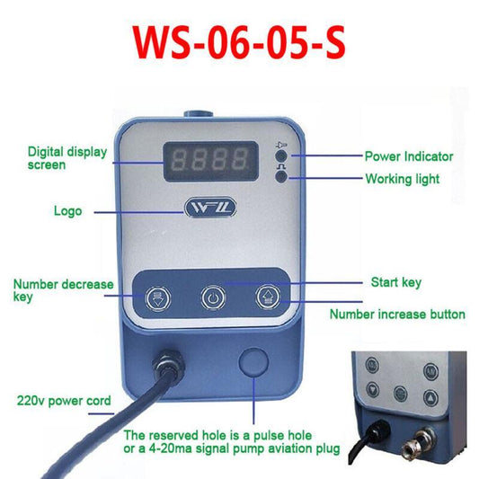 220V Metering Pump Dos Pump Electronic Acid Chlorine Chemical Dosing Pump Good