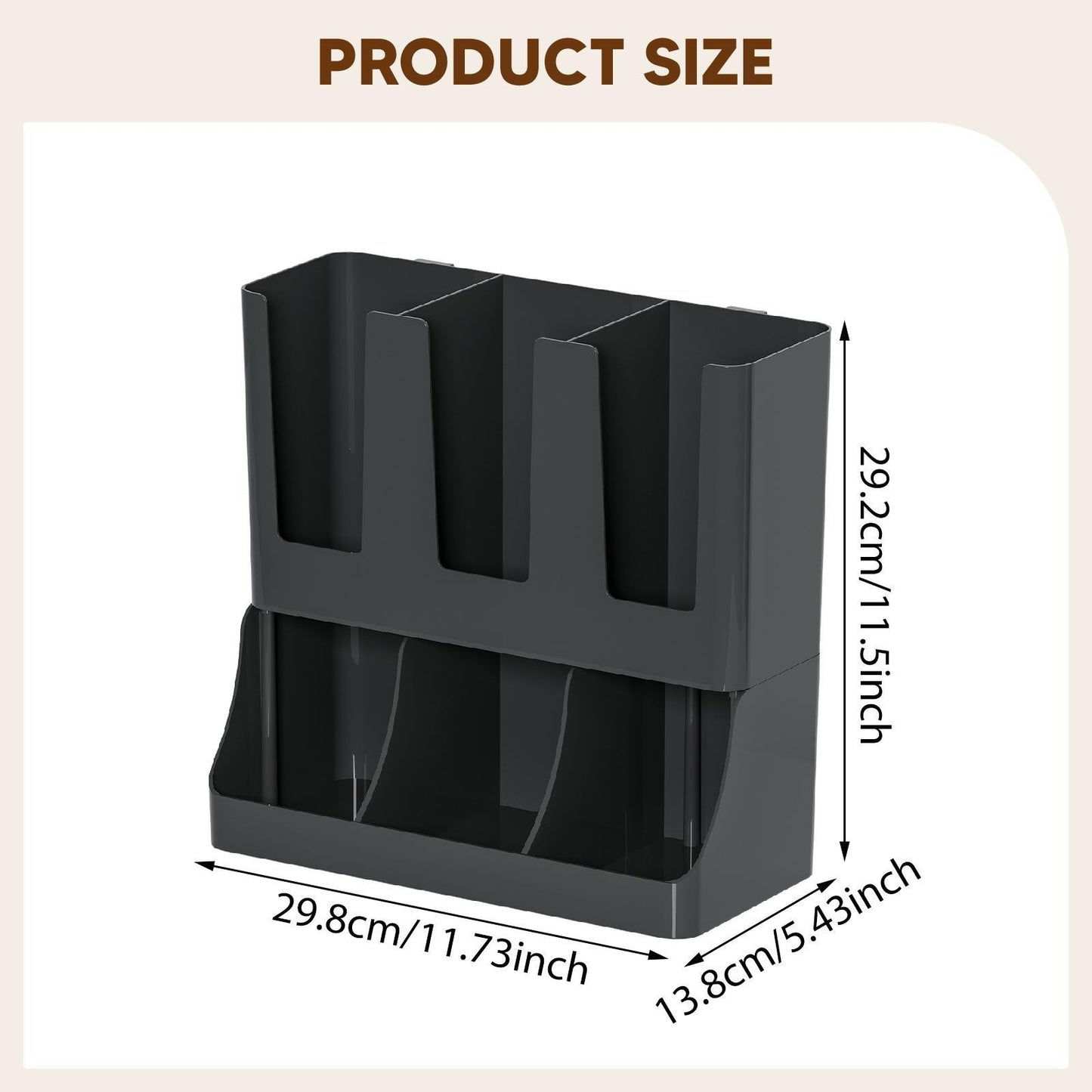 ya 25 Paper Cup Holder Drink Cup and Lid Holder for Restaurant Parties Wall Mount