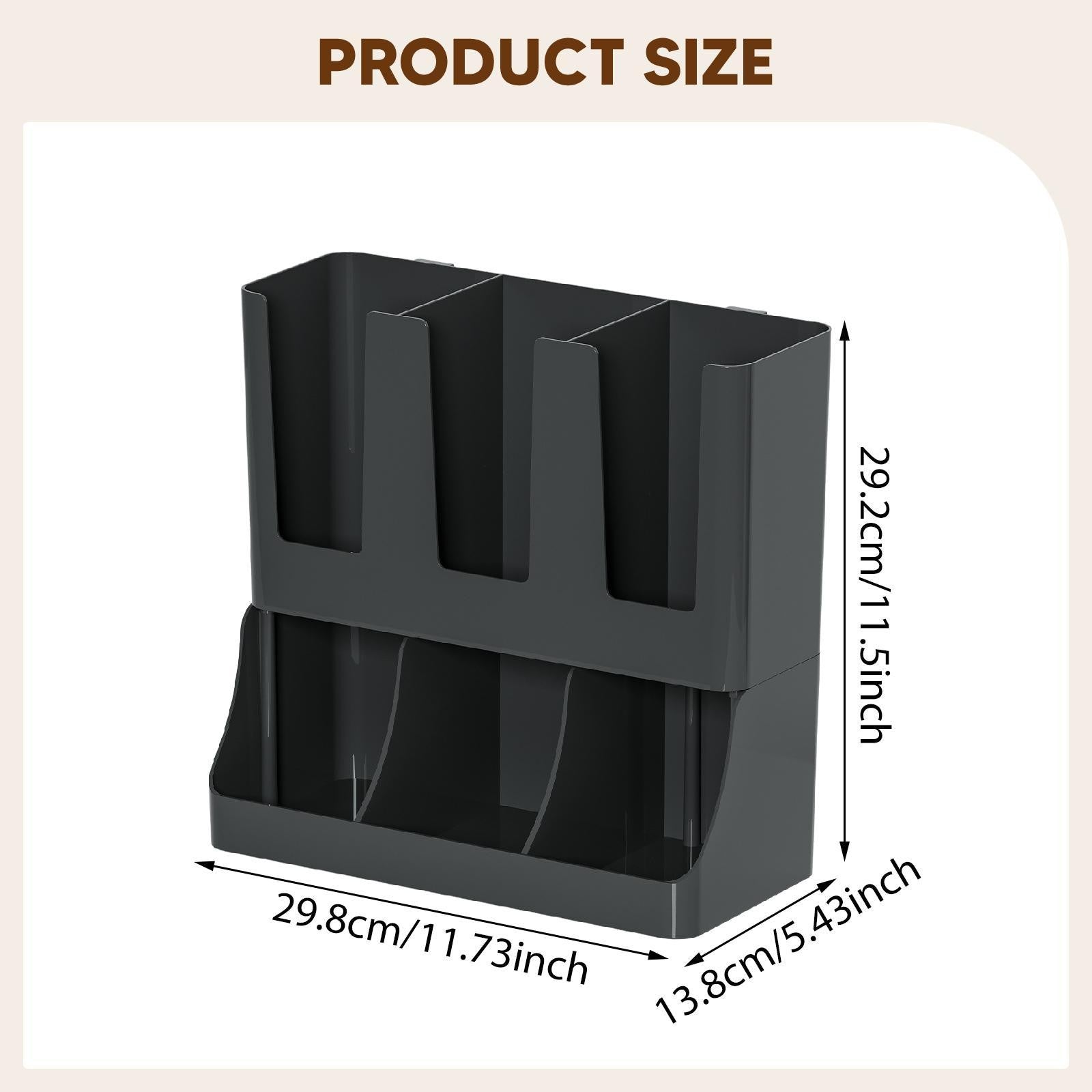 ya 25 Paper Cup Holder Drink Cup and Lid Holder for Restaurant Parties Wall Mount