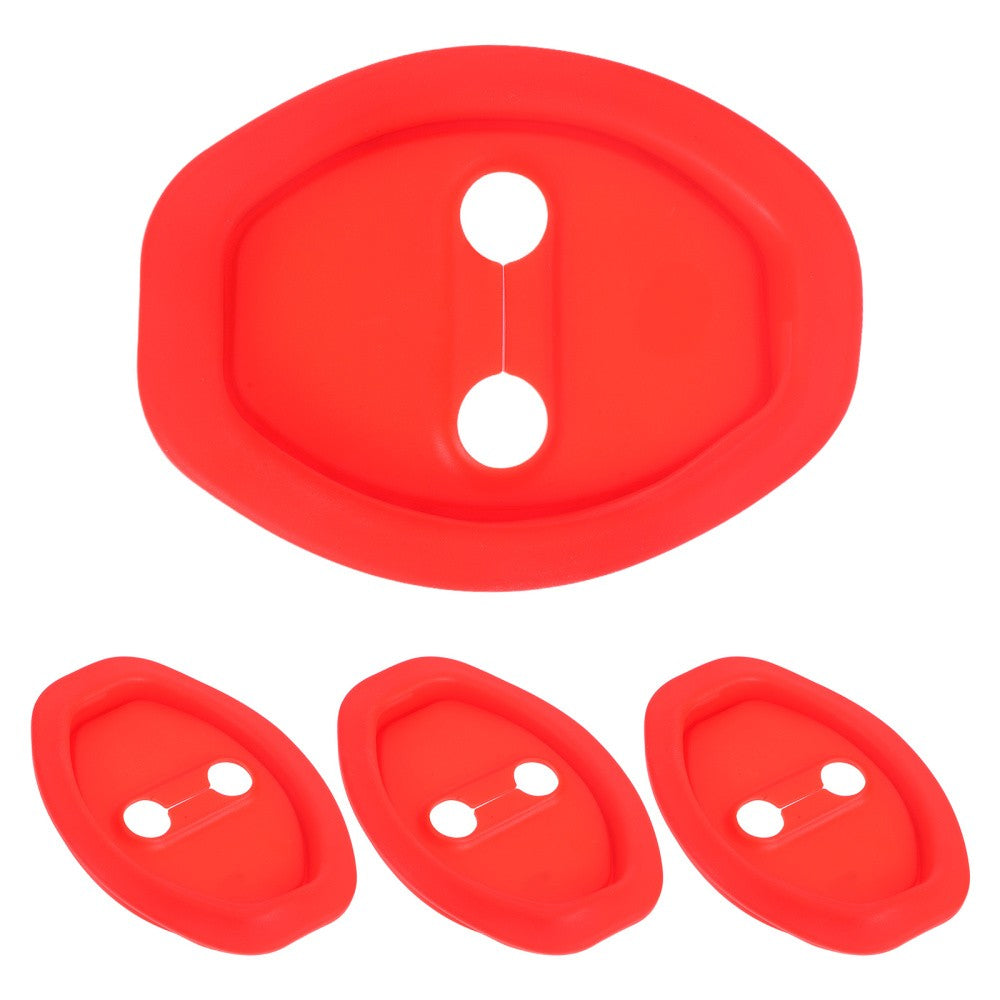 ya 5 8.7 4 Pcs Door Lock Protective Cover Car Protector Automotive Accessory Pads
