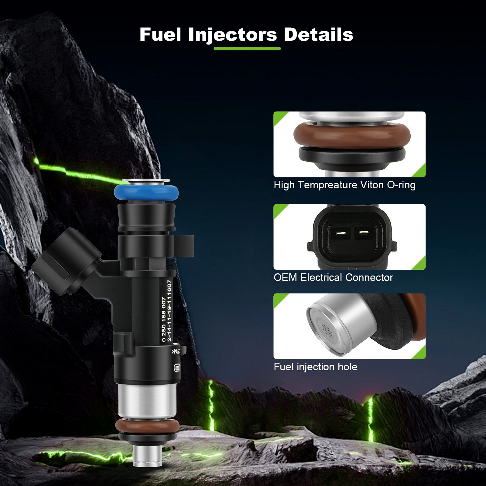 ya 1 8.5.1 Fuel Injectors for INFINITI For QX56 5.6L 2004-2010 for TITAN 5.6L 2004-2015