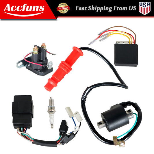 ya 8 5.27.2 Ignition Coil CDI Relay Regulator Spark Plugs for 1996-2001 for Polaris Sports for MAN 500