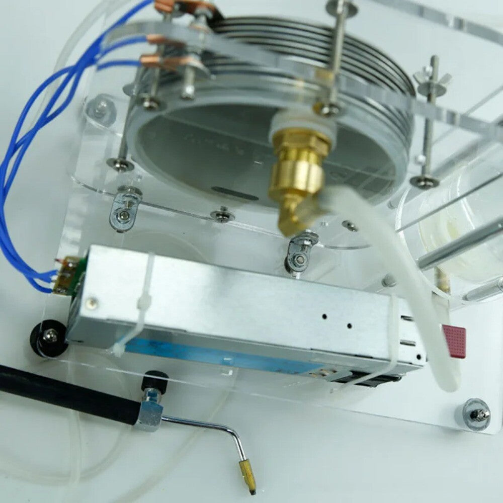 ya 26 Electrolysis Water Machine Glass Heated Hydrogen Water Welded Experimental