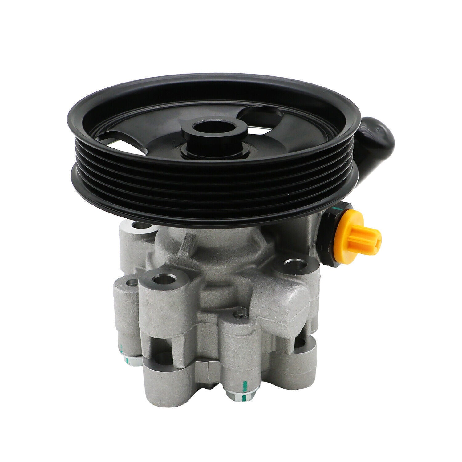 ya 5 8.7 1PC for Dodge for Chrysler 04892093AA New Aluminum Power Steering Pump & Pulley