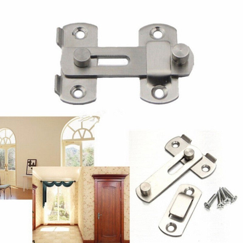 ya 14 Stainless Steel Sliding Door Latch Home Safety Gate Bolt Lock Hardware AU