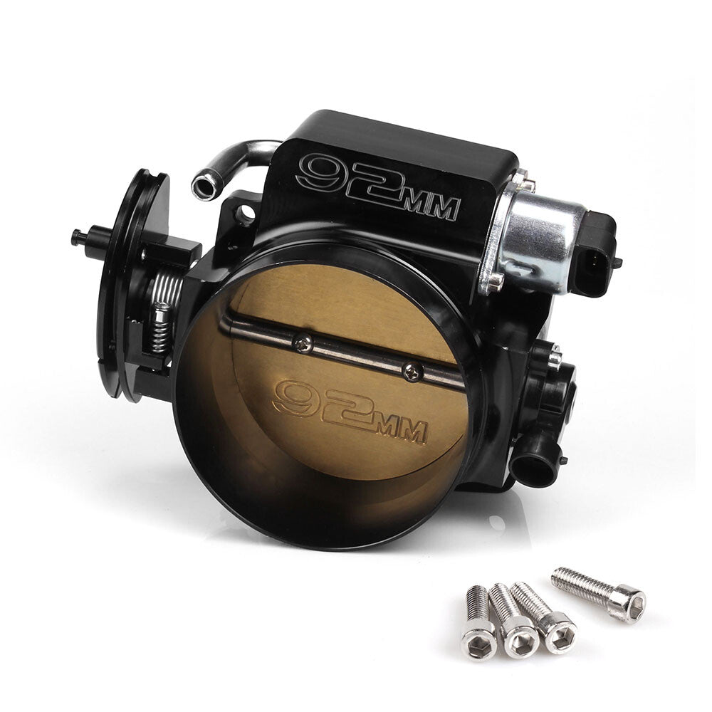 ya 27 7.20 92mm Black Throttle Body+Position Sensors TPS IAC for LSX LS1 LS2 LS3 LS6 LS7