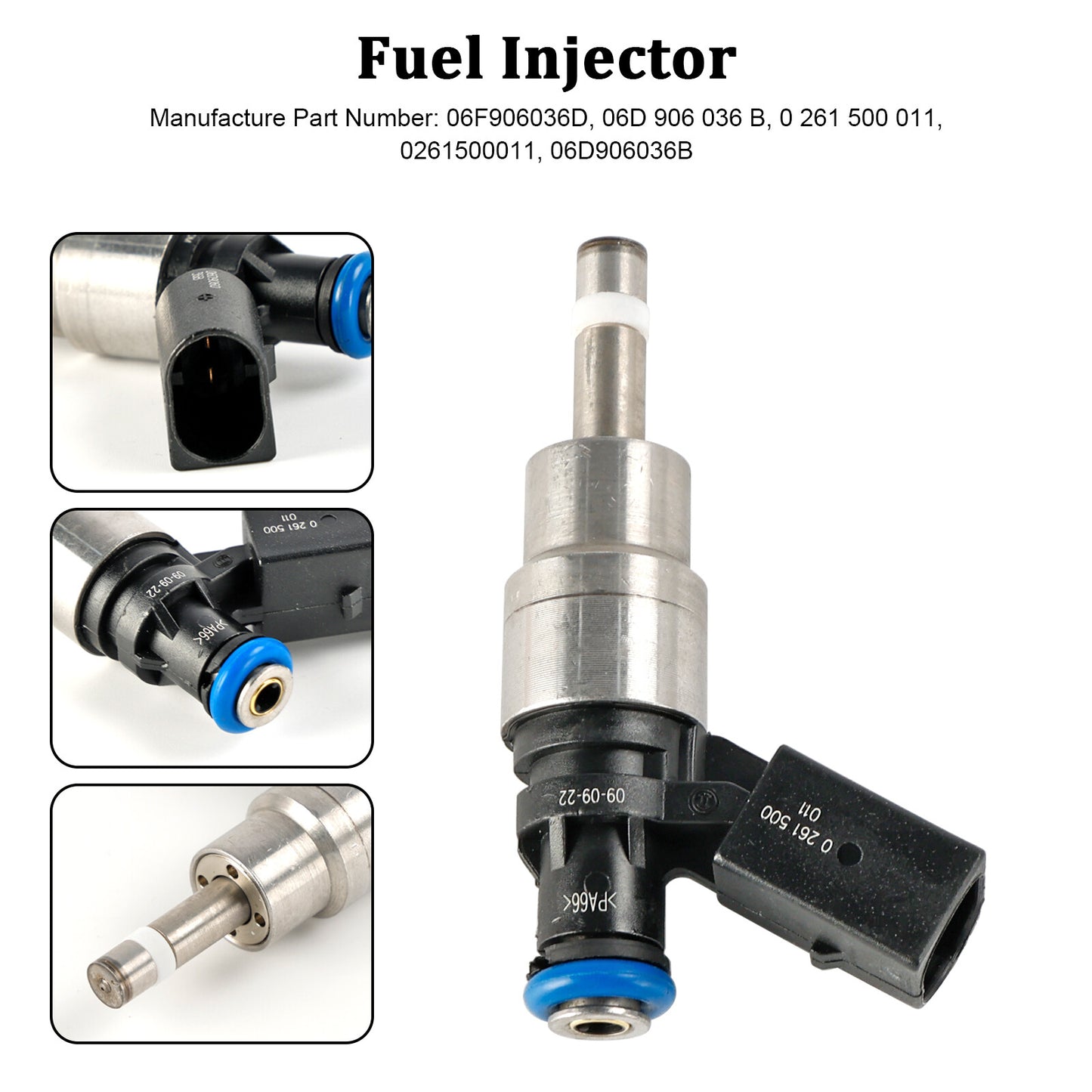 ya 1 8.5.4 1PCS Fuel Injector 0261500011 for Audi A4 Avant 8E5 2.0 FSI 02-04 06D906036B