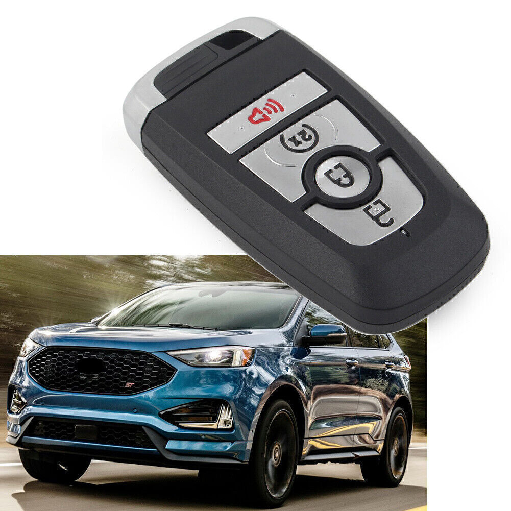 ya 10 5.28 Remote Key Fob Shell Case 4 Button Replacement for 2017 2018 2019-2020 for Ford Edge