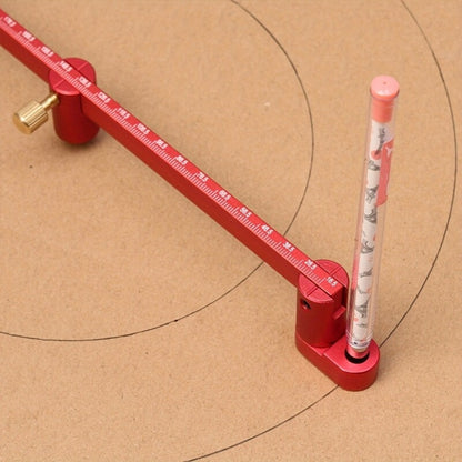 ya 14 Woodworking Scriber Aluminum Drawing Ruler Adjustable Circles Drawing