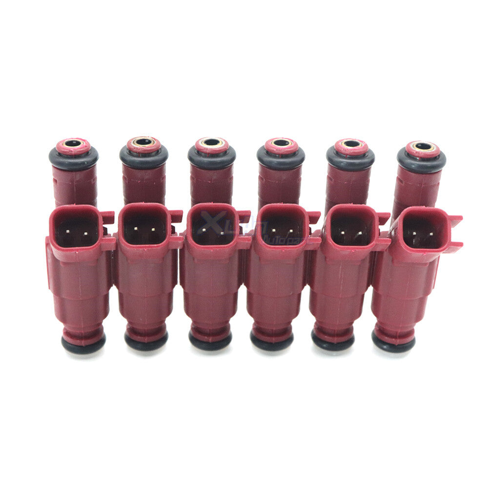 ya 1 8.5.3 6x 12 Hole 24LB Fuel Injectors For 99-04 for Jeep for Wrangler for Dodge 4.0L EV6 0280156161