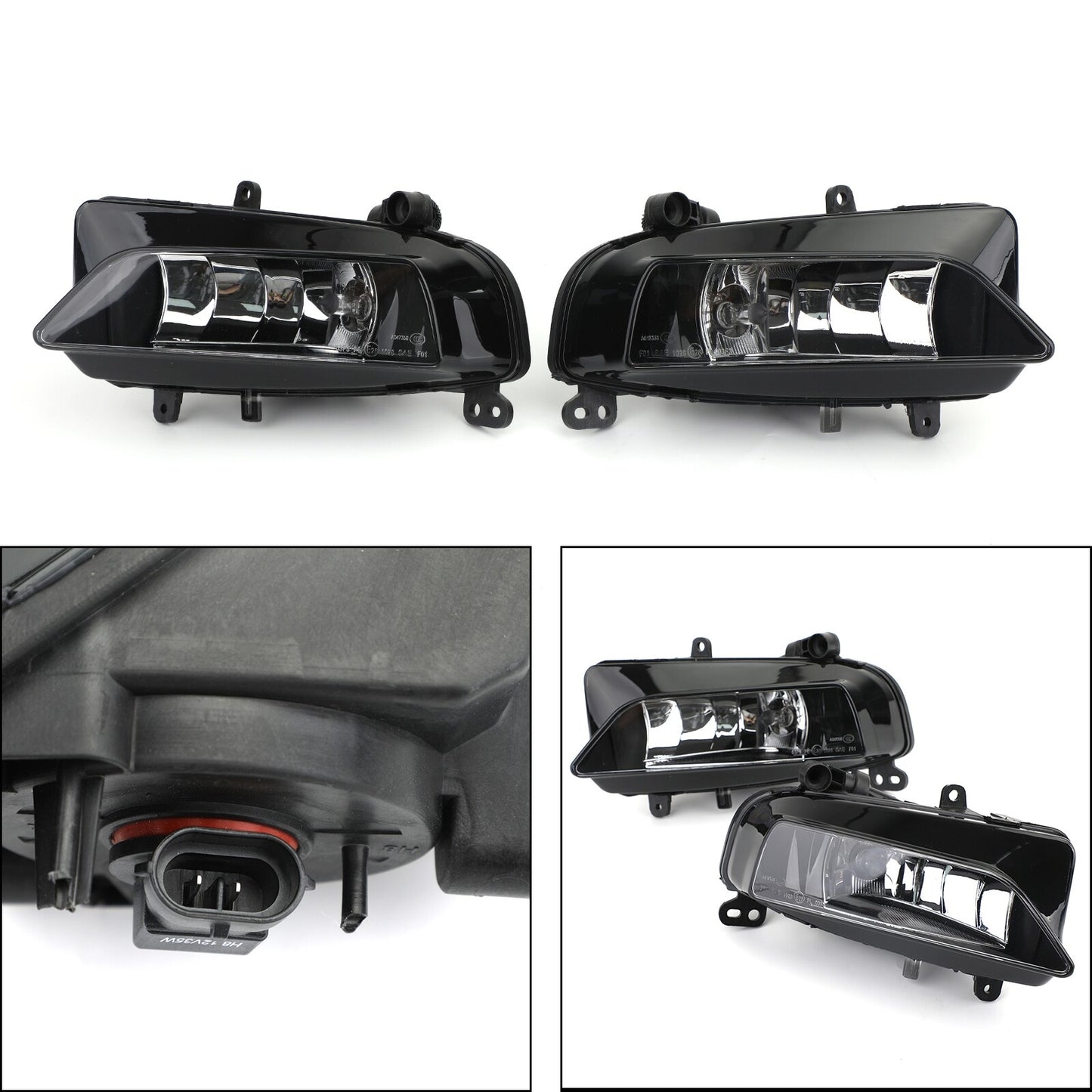 ya 1 8.5.1 Pair Front Light Halogen Fog Lamp Fit for AUDI S5 2013 2014 2015 2016 A5-S Line U1