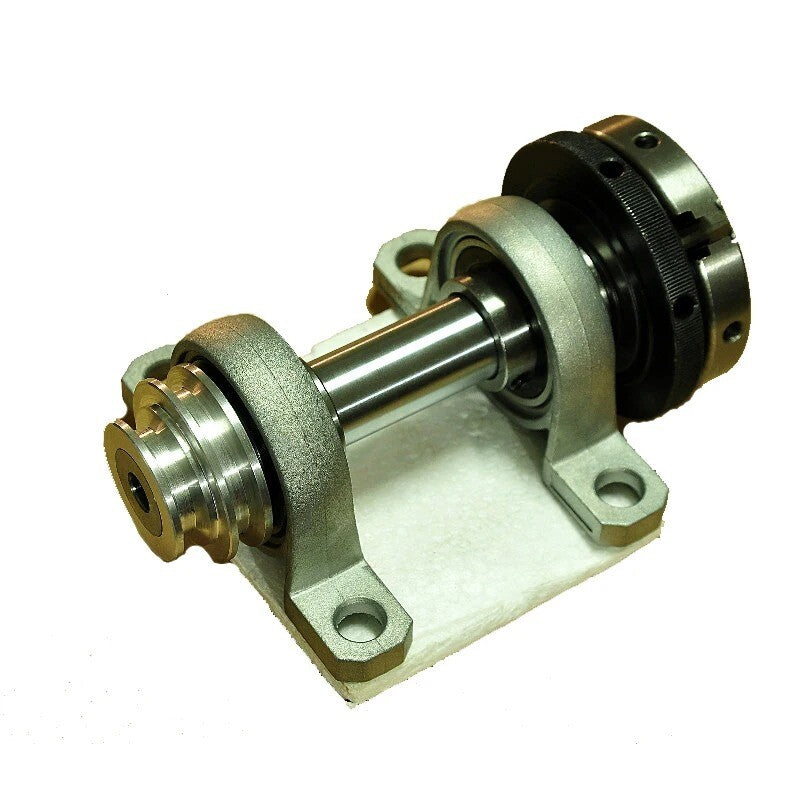 ya 26 Lathe Spindle Diy Lathe Spindle 20mm Thick for 65 Chucks with Through Holes