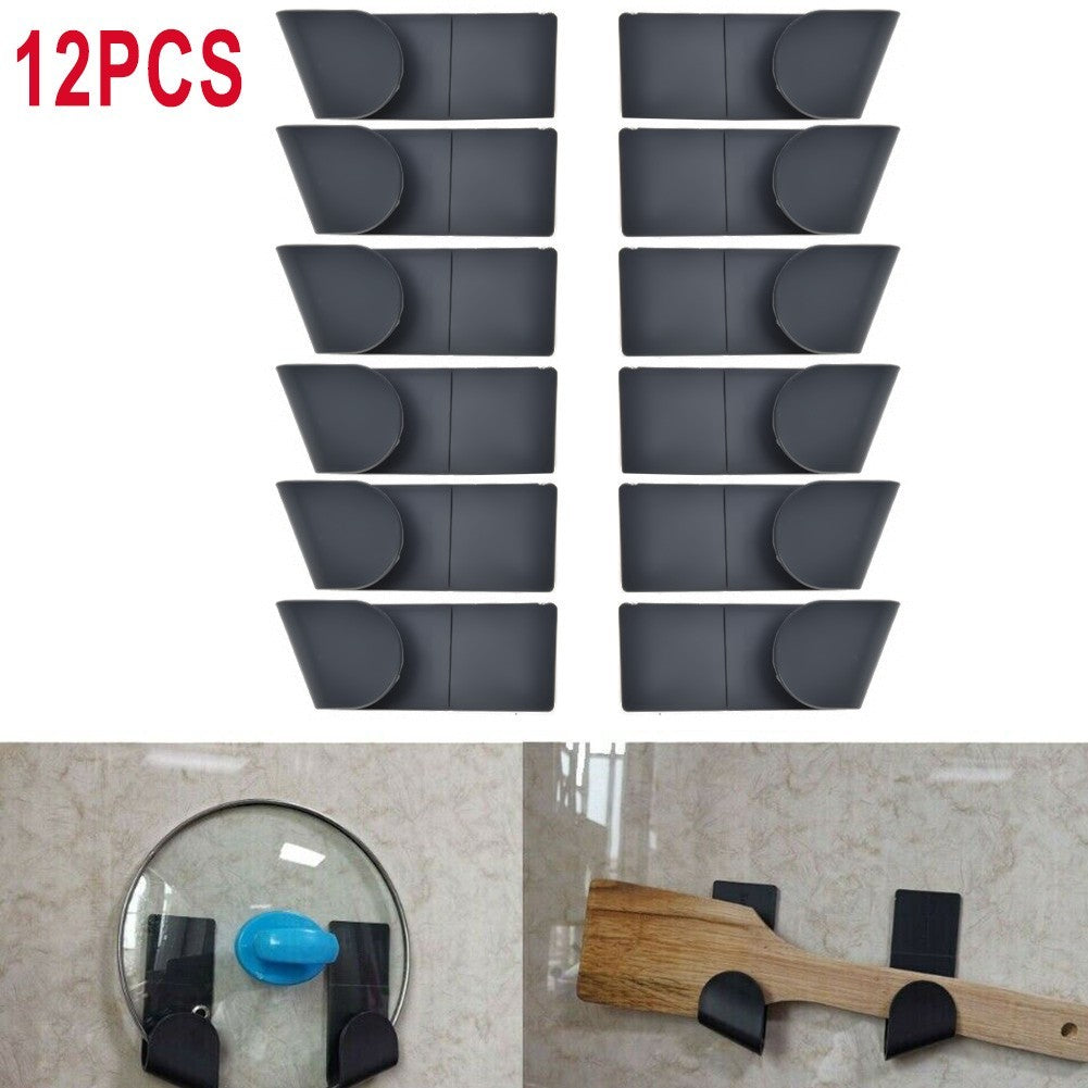 ya 25 Organizer Pot Lid Rack Pan Pot Storage 12Pcs Utensils Wall Holder Home