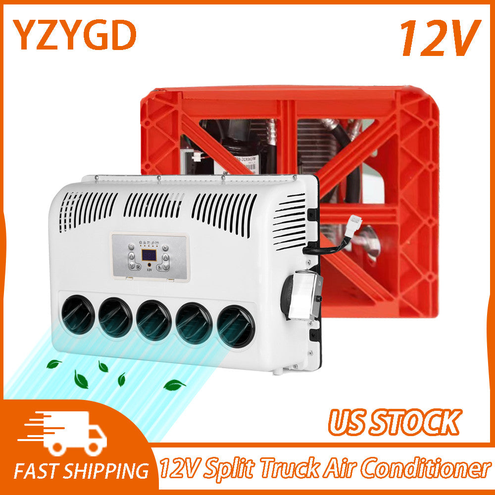 ya 4 6.21 For Engineering Truck Bus RV Caravan Split AC 12V Car Air Conditioning