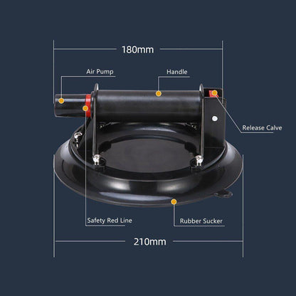 ya 14 8 Inch Vacuum Suction Cup Glass Lifter Manual Tile Handling Granite Lifting Tool