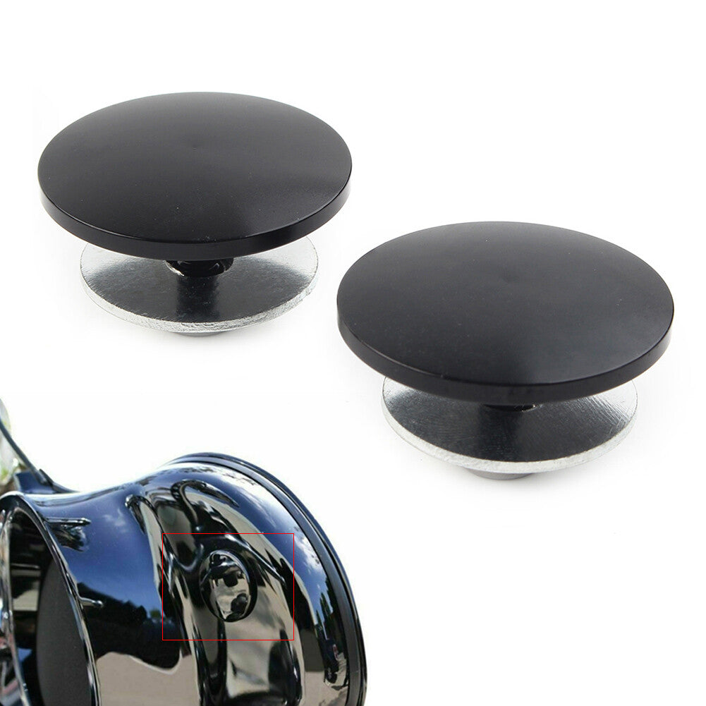 ya 5 8.7 Black Inner Fairing Mirror Plugs fit for Harley Street Glide Trike FLHXXX