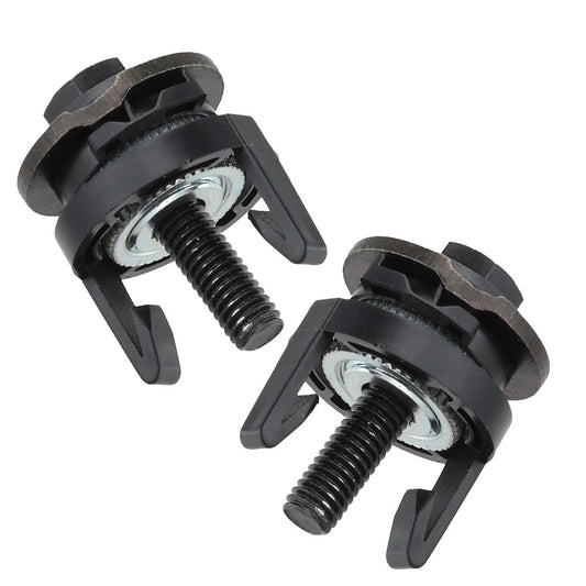 ya 27 6.21 Pack of 2 68222836AA Headlamp Mounting Spacer Clip Black for Ram Truck 2013-2024