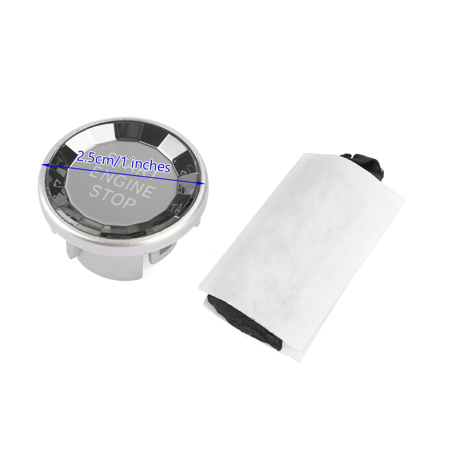 ya 1 8.5.3 Engine Start Stop Button Emblem Sticker Badge Fits for Jaguar XJ XE XF F-Pace SIL CA