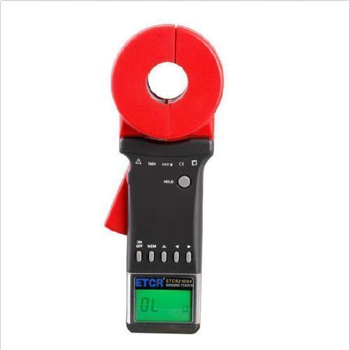 ETCR2100A+ Digital Clamp On Ground Earth Resistance Tester Meter 1-199´Î