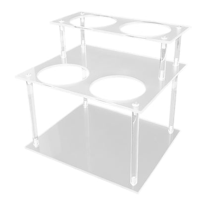 ya 25 Coffee Syrup Organizer Rack Counter Coffee Bar Liquor Bottle Display Stand