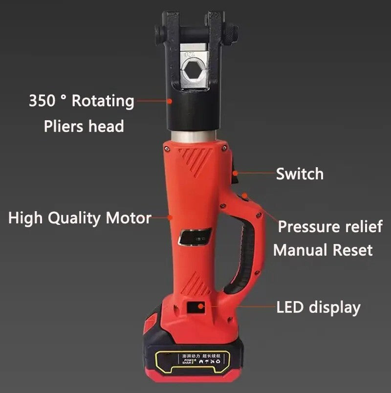 ya 25 5.5T Electric Hydraulic Pliers Charging Crimping Pliers Copper Aluminum Termi l